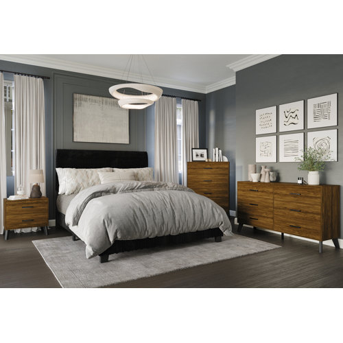 Corduroy 4-pieces Bedroom Set (Set of 4)